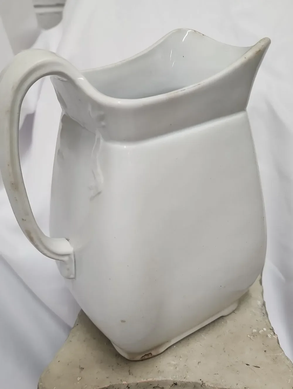 Vtg Ironstone China Decorative Pitcher C Challinor England